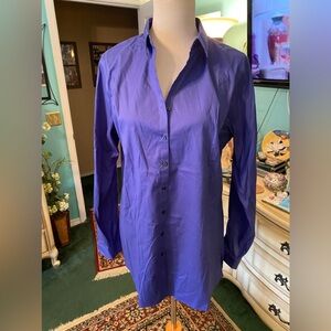 Women's Purple Button-Up Shirt